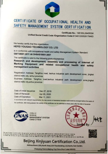 Hefei Luox Yougao Technology Co., Ltd. control de calidad 2