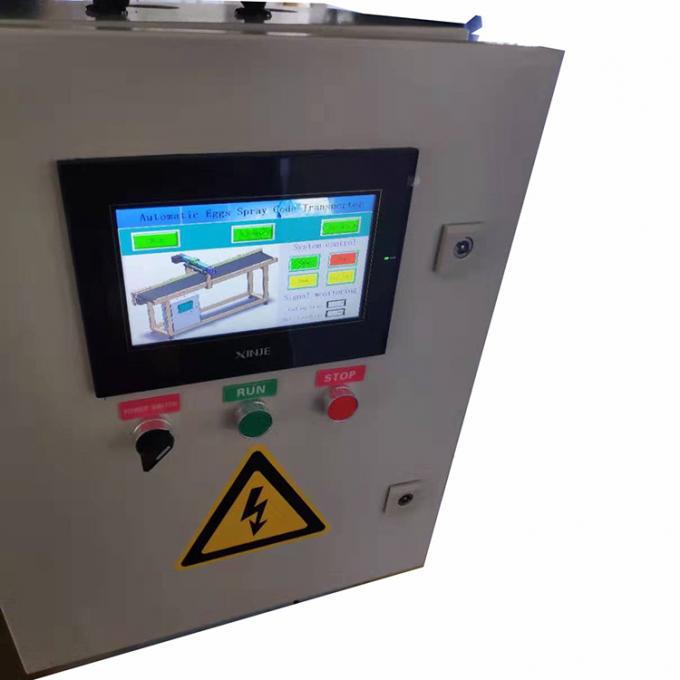 Alta velocidad automática transportador intermitente motor paso a paso de codificación de huevo transportador de juego con impresora de inyección de tinta 0