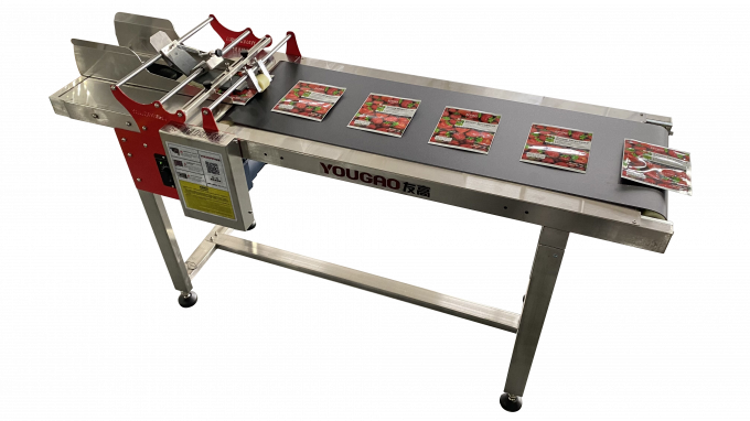 A8 Alimentador de fricción 120W para bolsas Impresión de código de fecha 0