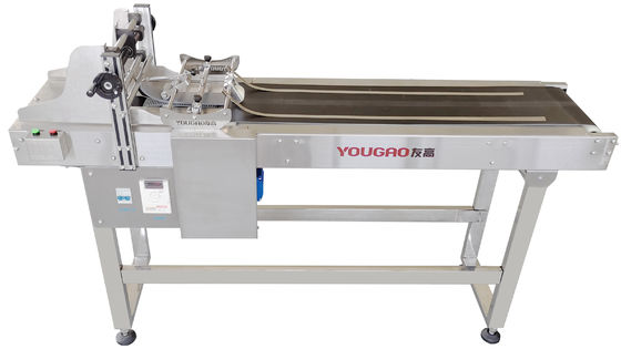 Velocidad sin escalones CIJ Bracket Friction Feeder Machine Semi Automático