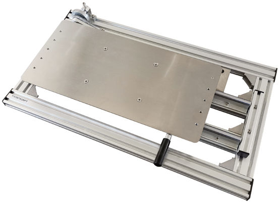520mm*250mm*100mm Mesa corredera para codificación ajustable con soporte de impresora