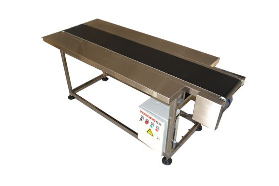 Cinturón transportador hecho a medida para la impresora TIJ con mesa de trabajo