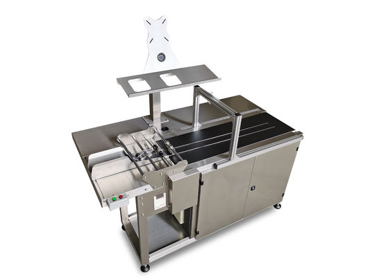 Acero inoxidable 60p/min Alimentador de bolsas de fricción con dispositivo de detección