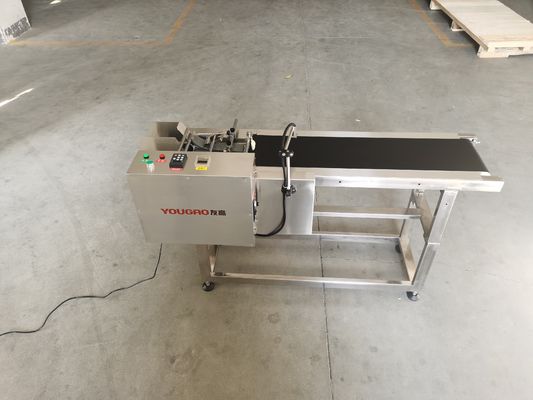 Transportador de codificación de pruebas rápidas semiautomático de 100 m/min con impresora de inyección de tinta