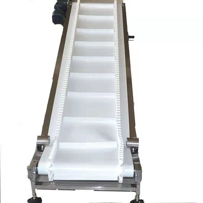 IS09001 Transportador de codificación de botellas de tipo de escalada con deflector ajustable