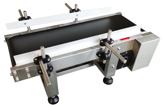 Transportador de escritorio de acero inoxidable para embalaje de bebidas