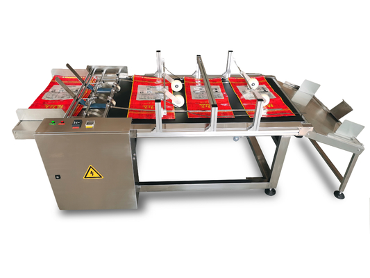 Fecha de codificación automática Alimentadores de doble fricción para bolsas de arroz y cereales