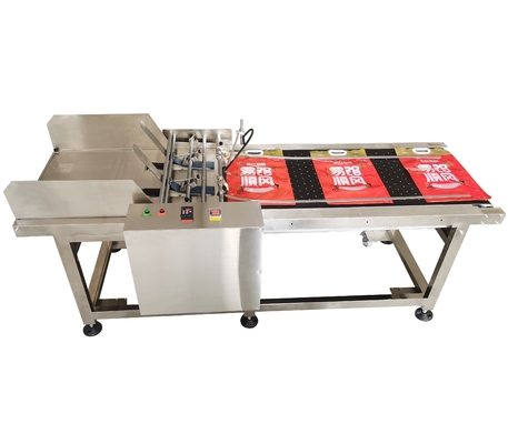 Fecha de codificación automática Alimentadores de doble fricción para bolsas de arroz y cereales