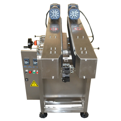 Impresora automática de inyección de tinta, transportador de codificación inferior con cinta lateral Impresión bajo frascos y botellas