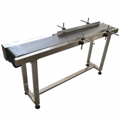 Conveyor de codificación con correa de deflector ajustable de un lado Impresoras CIJ TIJ