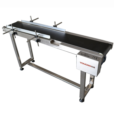 Conveyor de codificación con correa de deflector ajustable de un lado Impresoras CIJ TIJ