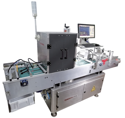 Máquina de inspección de bolsas de plástico de frecuencia variable con alimentador de paginación